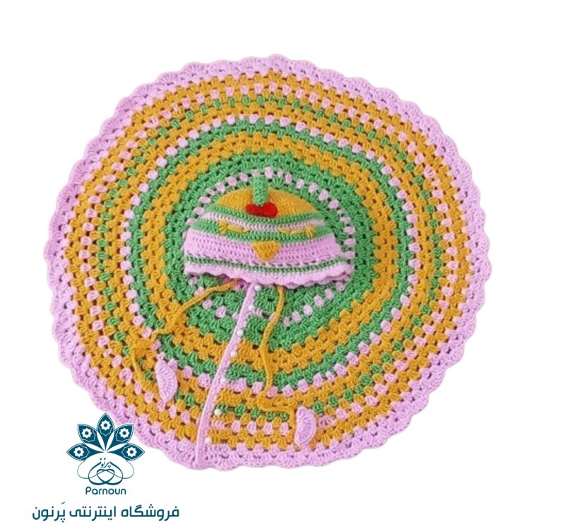 شنل نوزادی سه رنگ