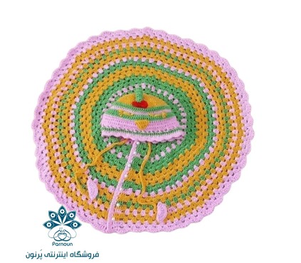 شنل نوزادی سه رنگ