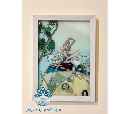 تابلوی ویترای روز تابستانی