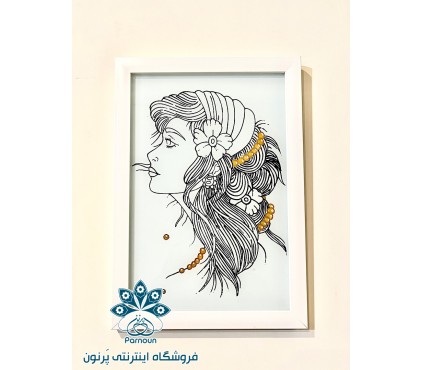 تابلوی ویترای دختر کولی 