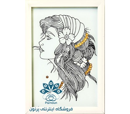 تابلوی ویترای دختر کولی 