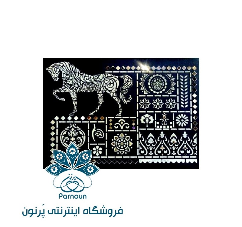 تابلو دکوراتیو لیپان آرت سرمه‌ای