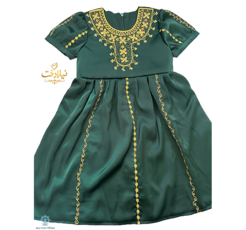 لباس بچگانه گلابتون دوزی