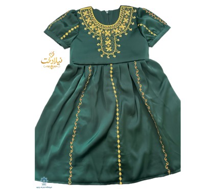 لباس بچگانه گلابتون دوزی