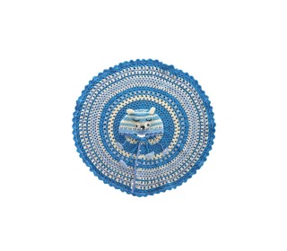 شنل نوزادی مدل گربه آبی
