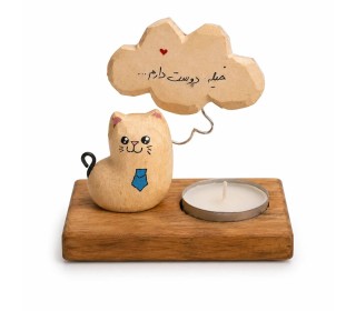 جا شمعی گربه با ابر 