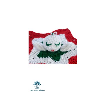 عروسک سبز سفید قرمز 