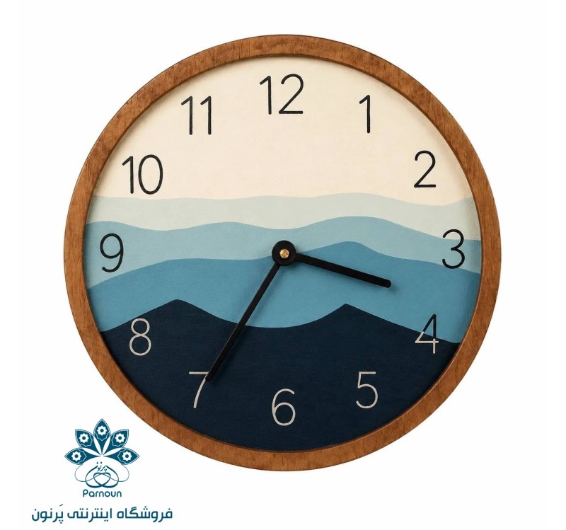 ساعت دیواری طرح موج