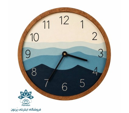 ساعت دیواری طرح موج