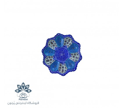 شیرینی خوری میناکاری با دهانه 16 سانتیمتری