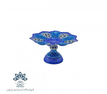 شیرینی خوری میناکاری با دهانه 16 سانتیمتری