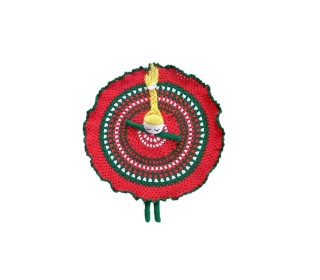 پتو عروسک گوجه دوکاره قلاب بافی نوزادی برای سیسمونی