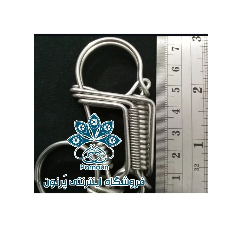 جاکلیدی سیمی دست‌ساز استیل