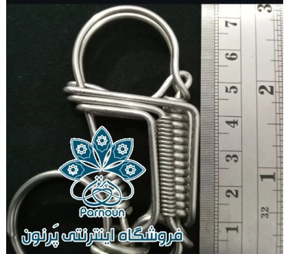 جاکلیدی سیمی دست‌ساز استیل