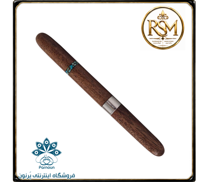خودکار چوبی RSM چوب کهور با حلقه فیروزه کوبی
