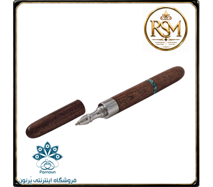 خودکار چوبی RSM چوب کهور با حلقه فیروزه کوبی