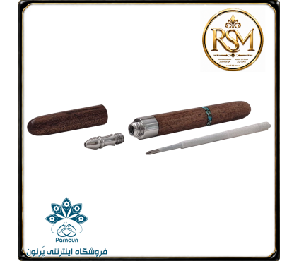 خودکار چوبی RSM چوب کهور با حلقه فیروزه کوبی