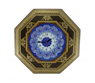 تابلو ساعت مینا و خاتم هشت ضلعی