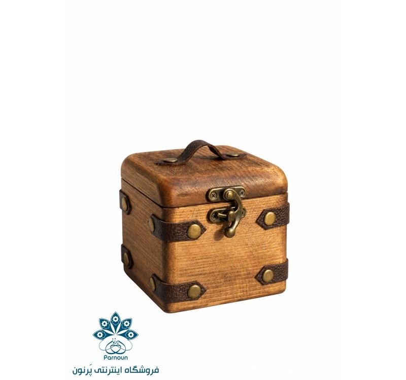 جعبه فاخر چوبی سایز کوچک پرکار