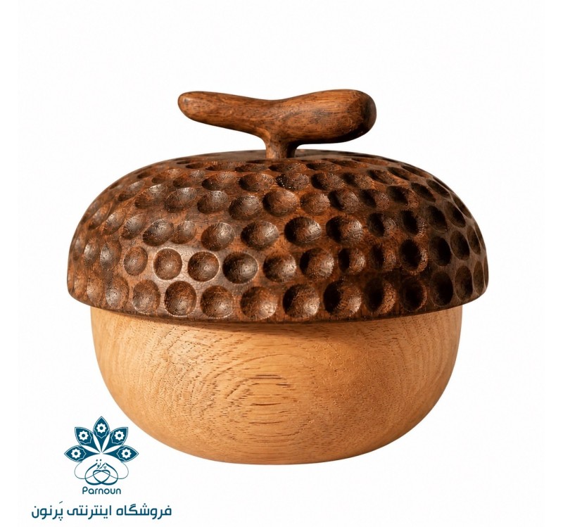 قندان درب دار طرح بلوط سایز 10