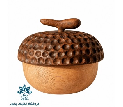 قندان درب دار طرح بلوط سایز 10