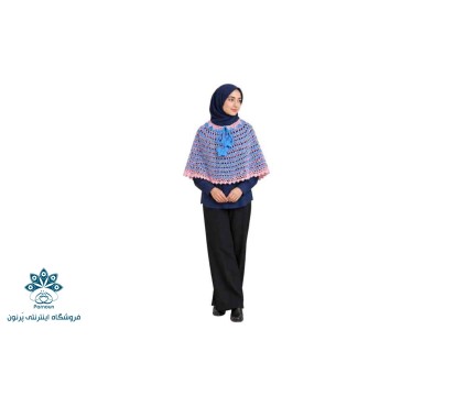 شنل گرد قلاب بافی  آیی گلبهی