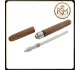 خودکار چوبی RSM با نگین فیروزه چوب گردو