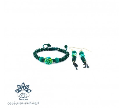 نیم ست دستبند، و گوشواره پردیس