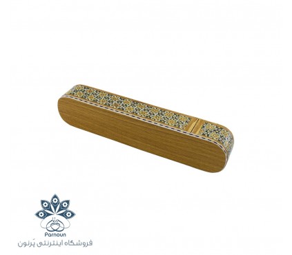 جا قلمی کشویی خاتم کاری اصفهان