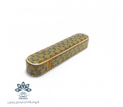 جا قلمی کشویی خاتم کاری اصفهان