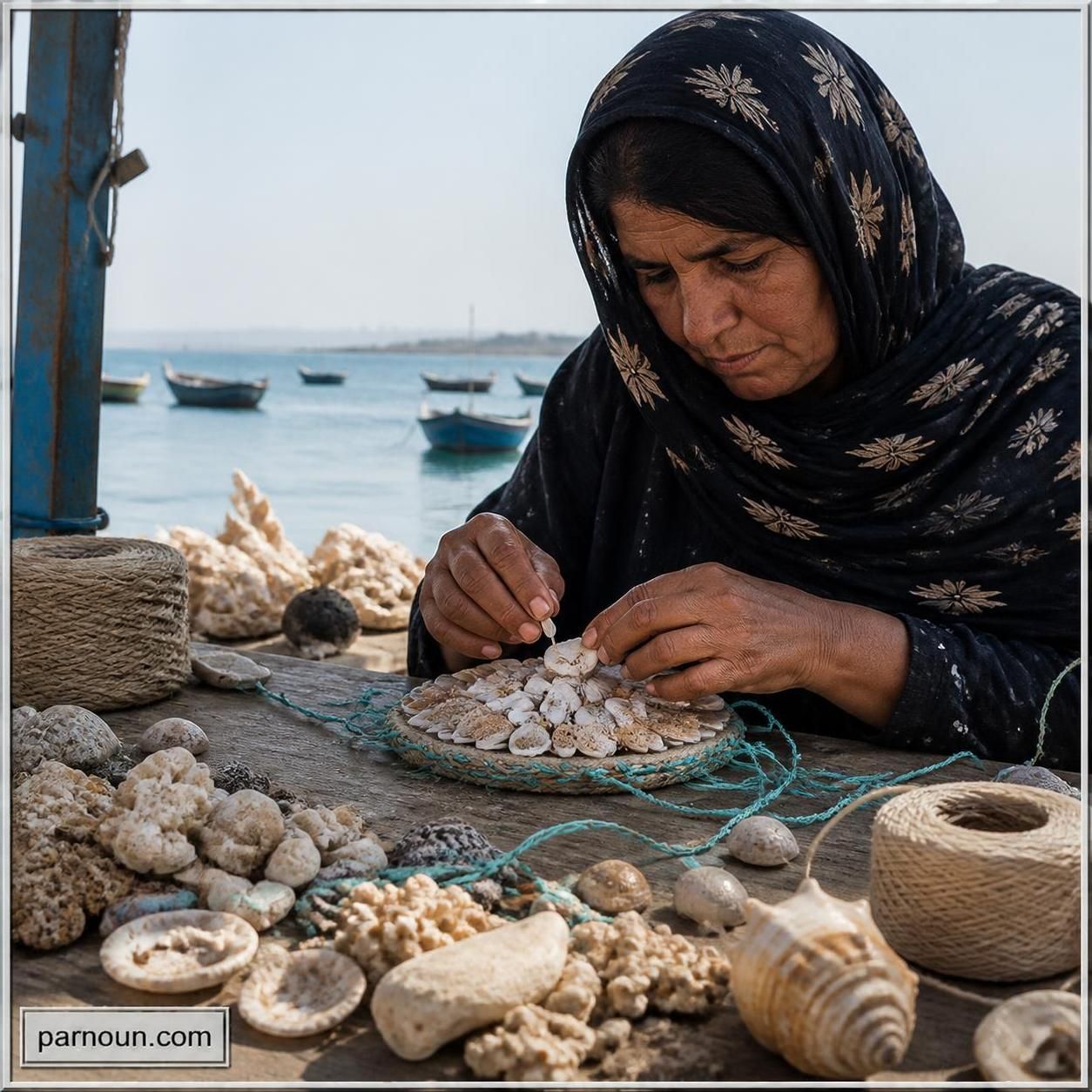 صنایع دستی دریایی بوشهر