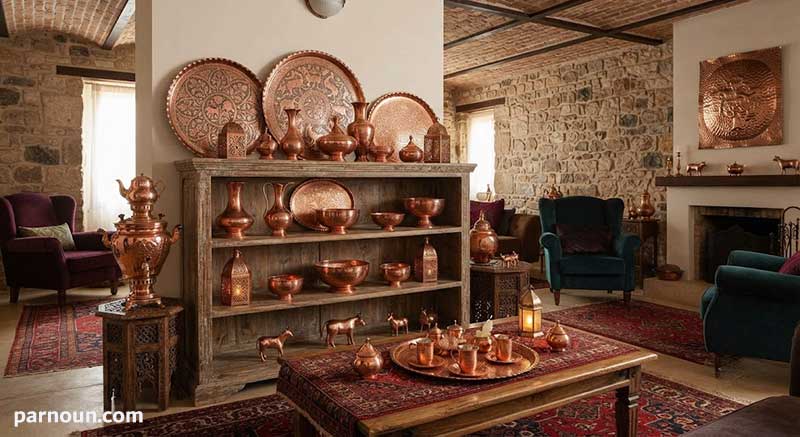 نحوه نگهداری صنایع دستی مسی