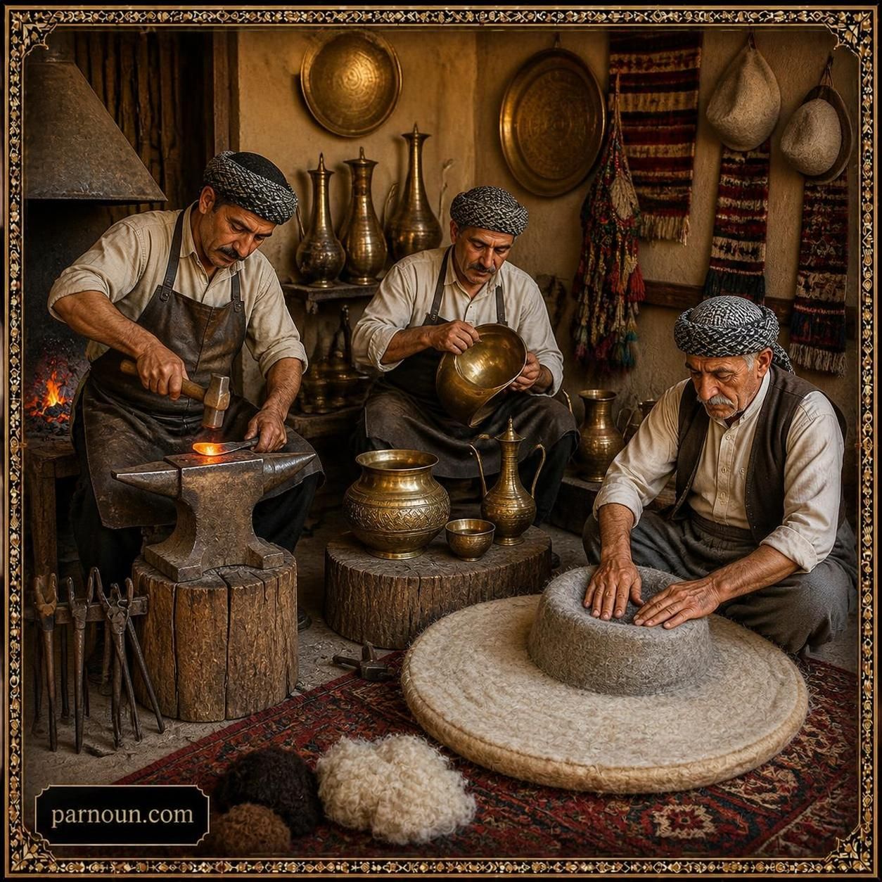 نمدمالی دزفول