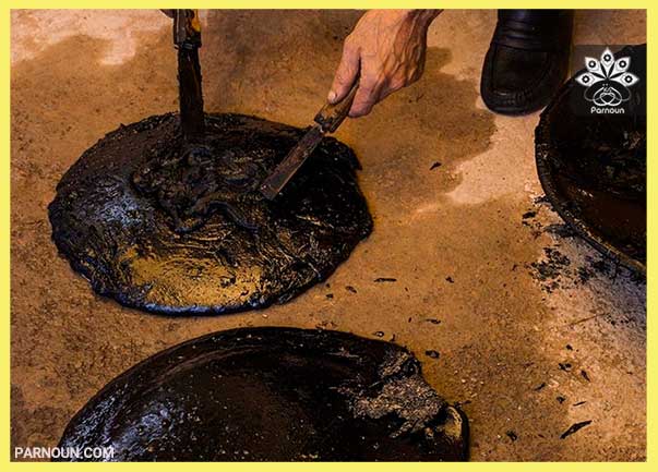 ذوب قیر در قلمزنی