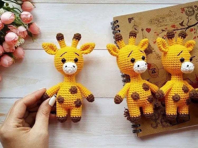 آموزش بافت زرافه گردن دراز