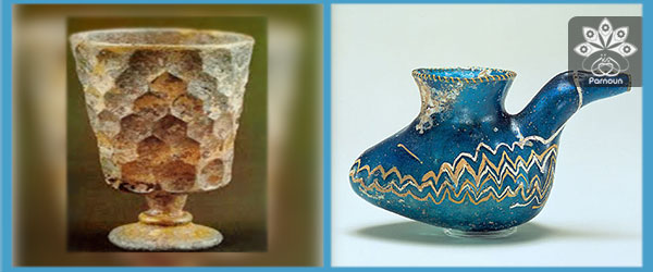 ظرف شیشه‌گری ایران باستان
