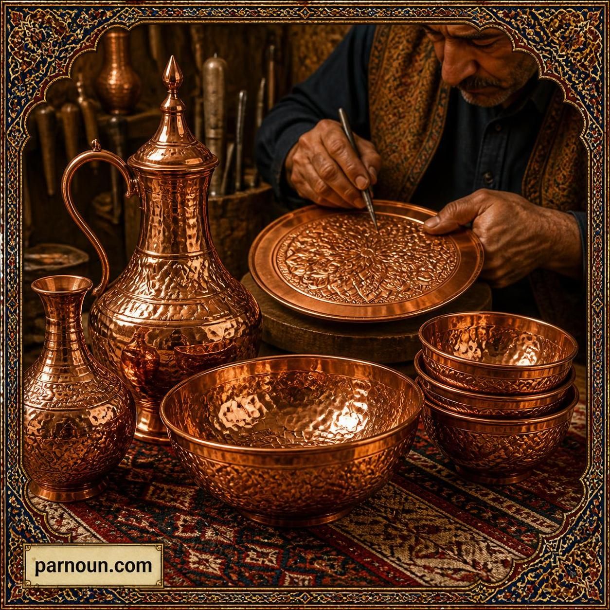 صنایع دستی مسی کاشان
