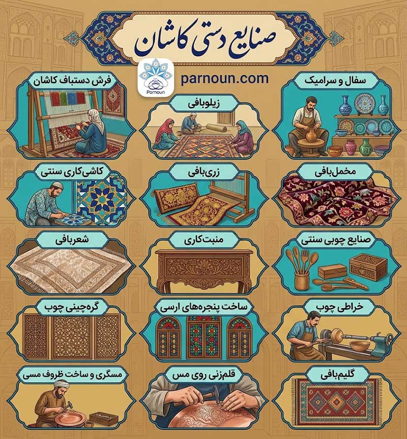 صنایع دستی کاشان