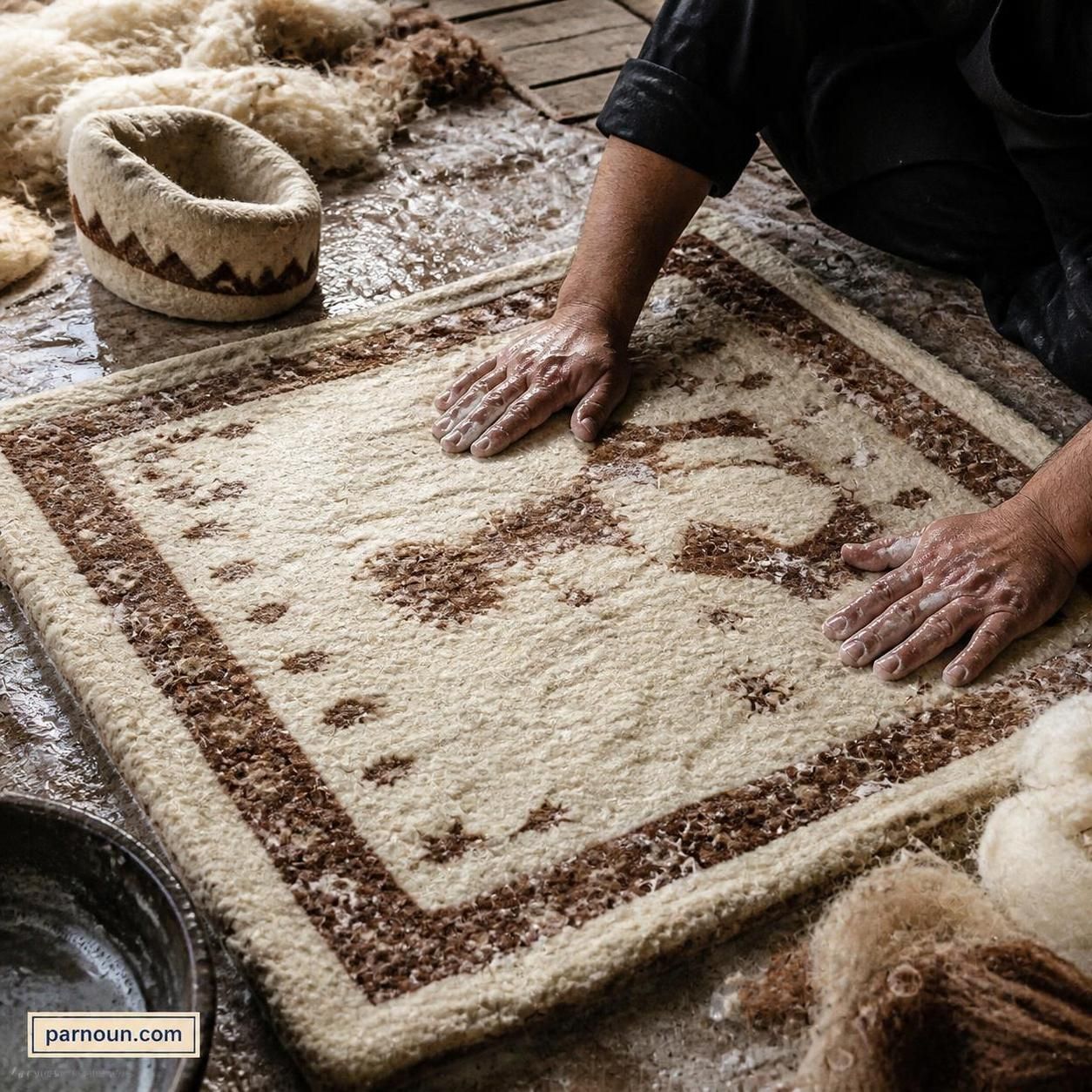 نمدمالی کرمانشاه