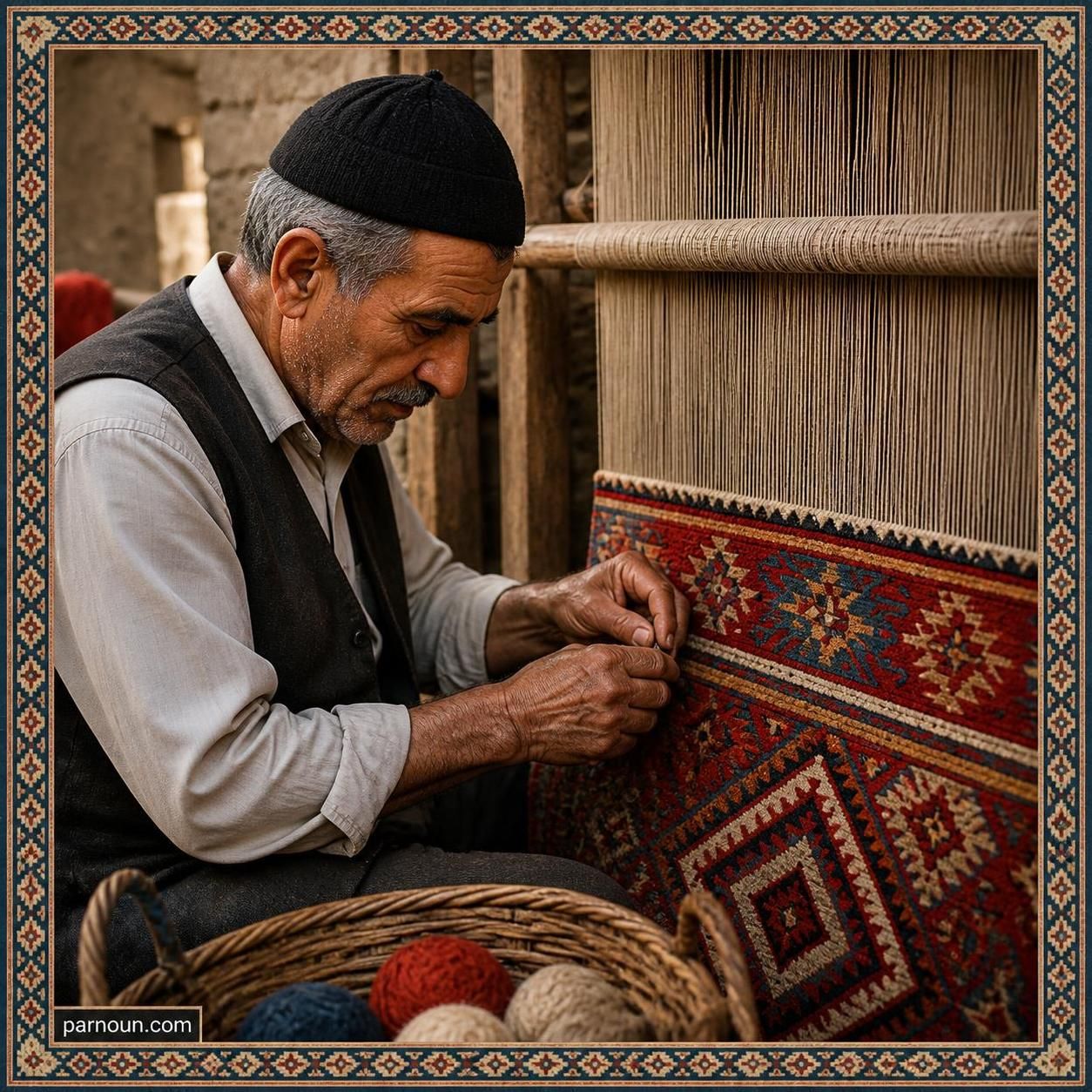 گلیم بافی خراسان رضوی