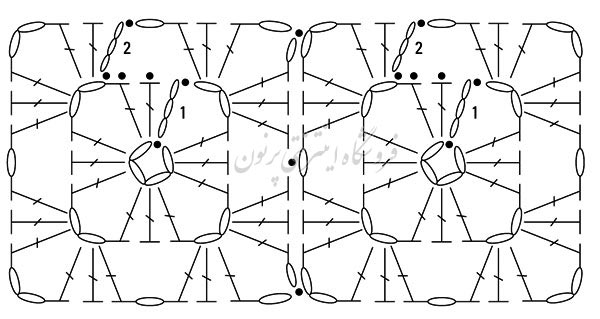 موتیف در قلاب بافی 