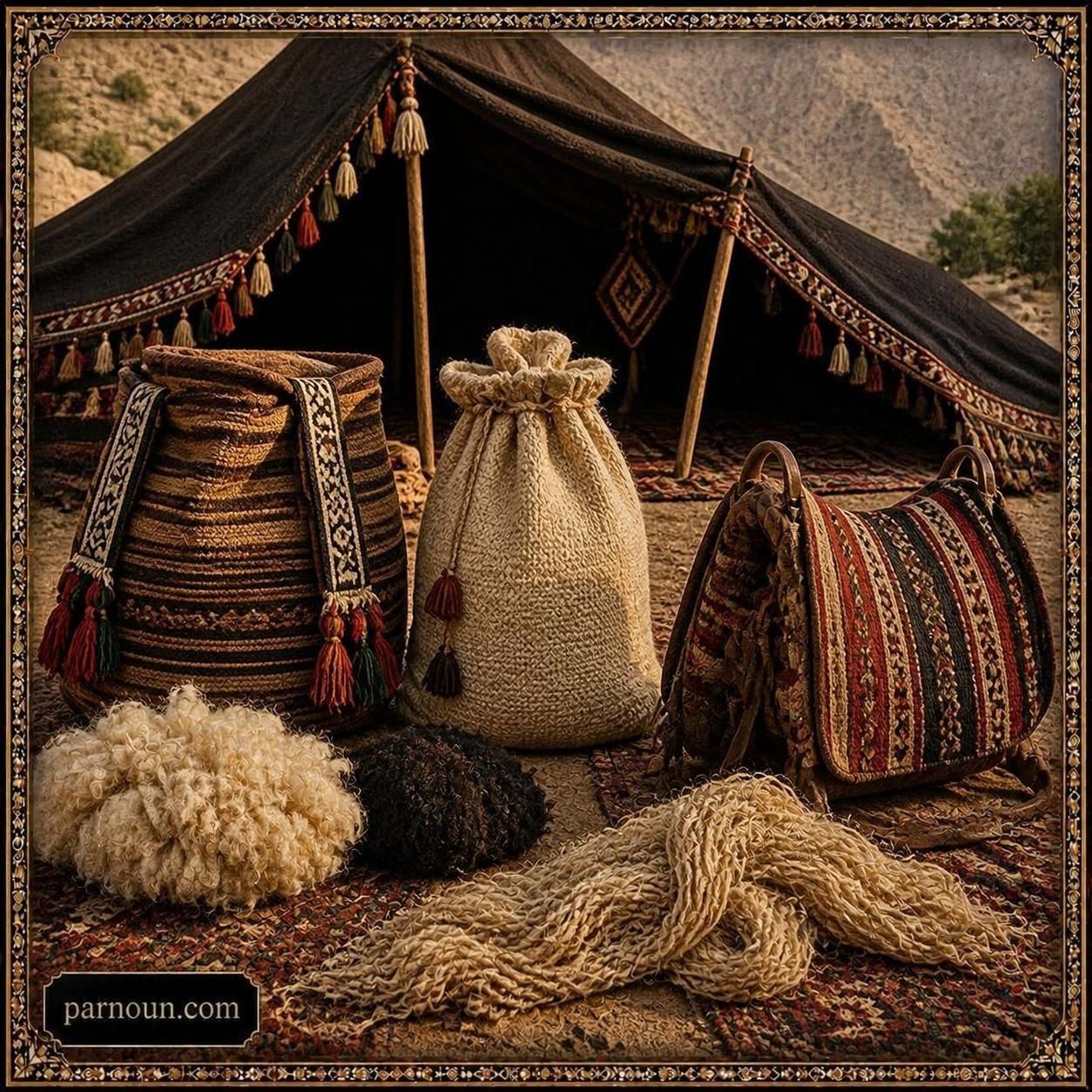 خورجین بافی لرستان 