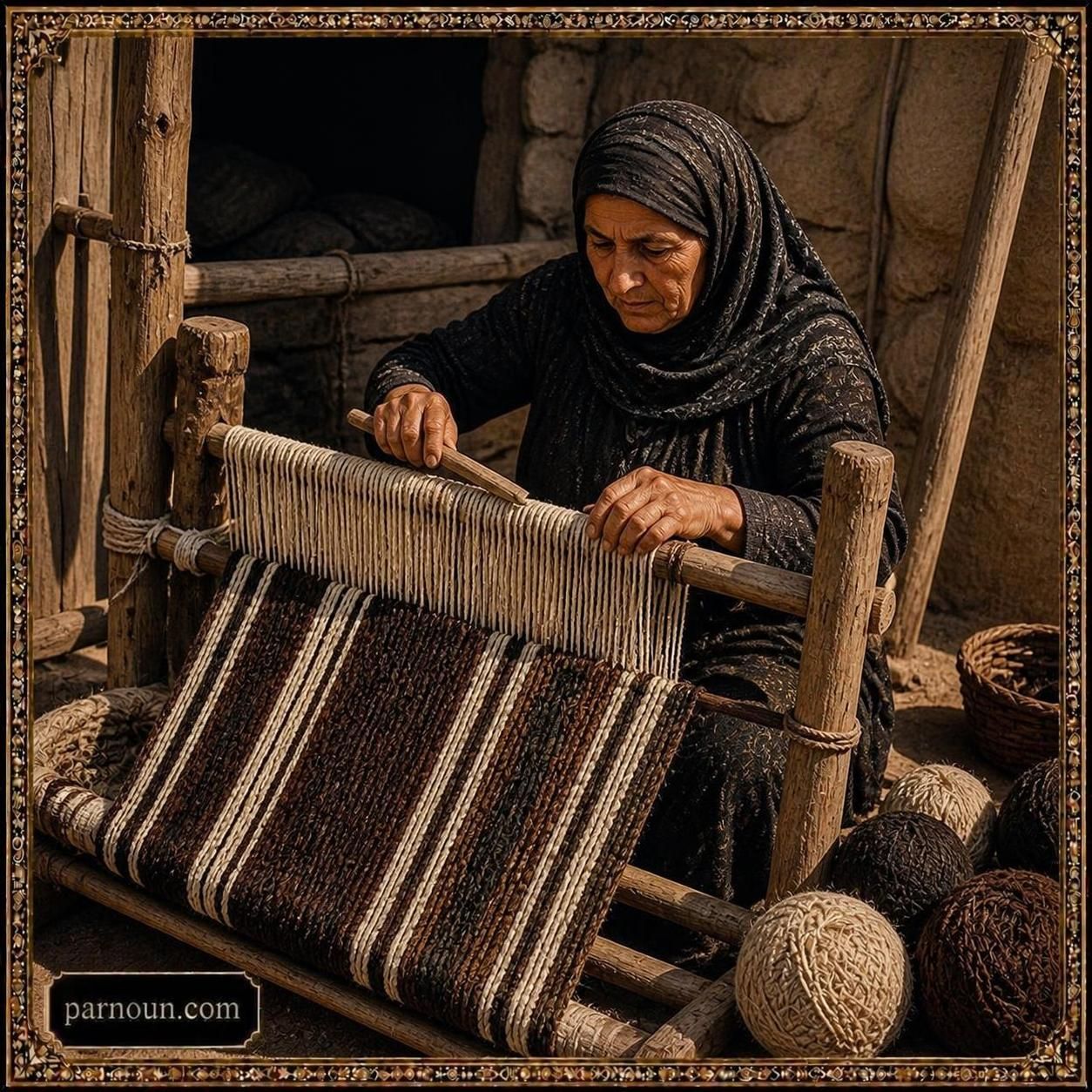 چوقا بافی لرستان 