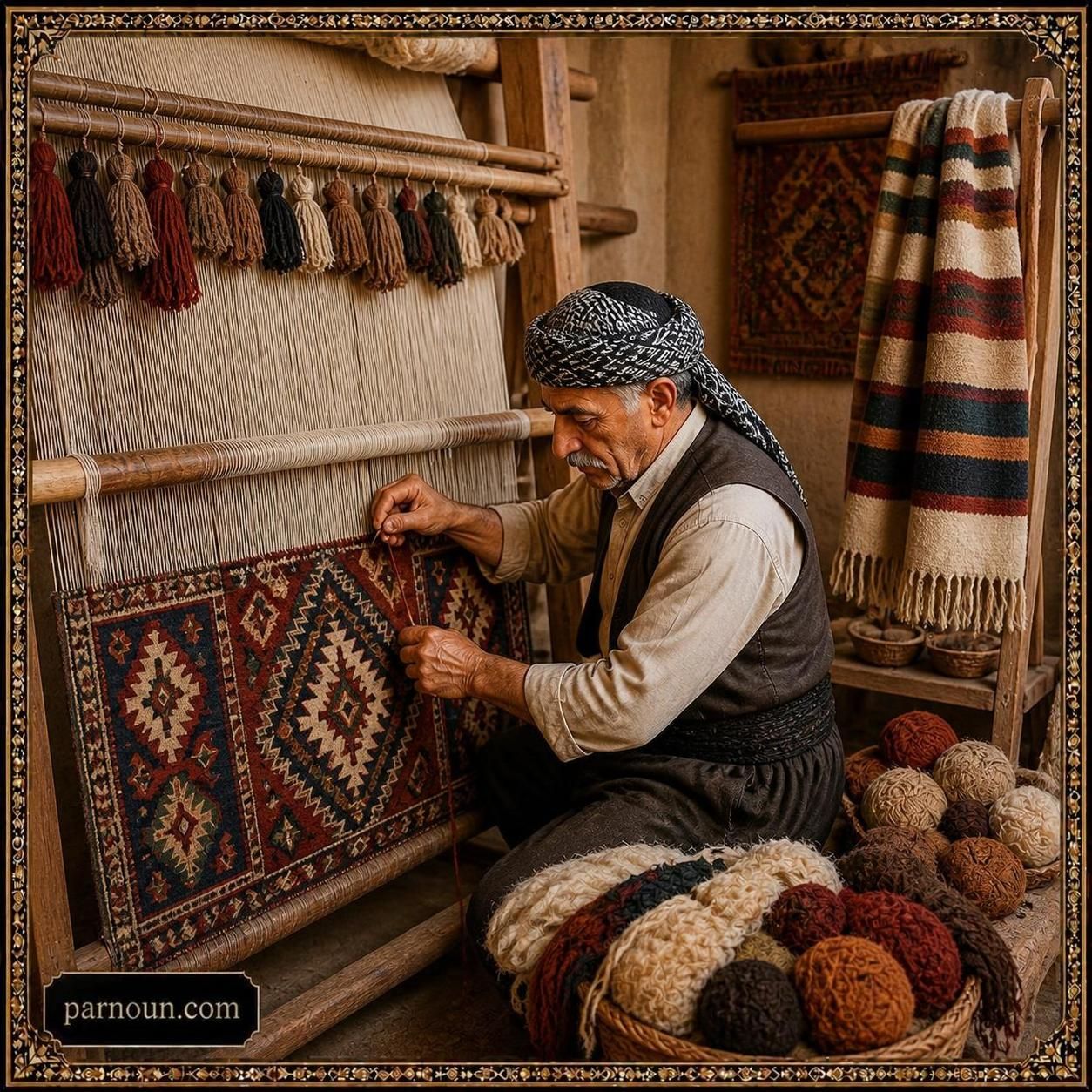 گلیم بافی لرستان