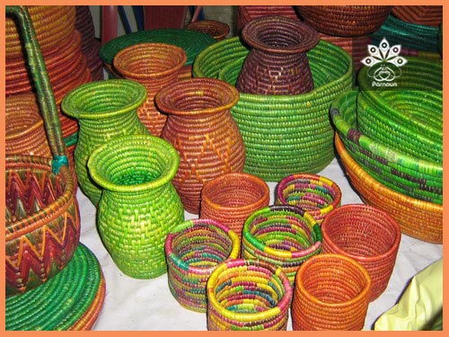 صنایع دستی مالزی - سبد و حصیر بافی