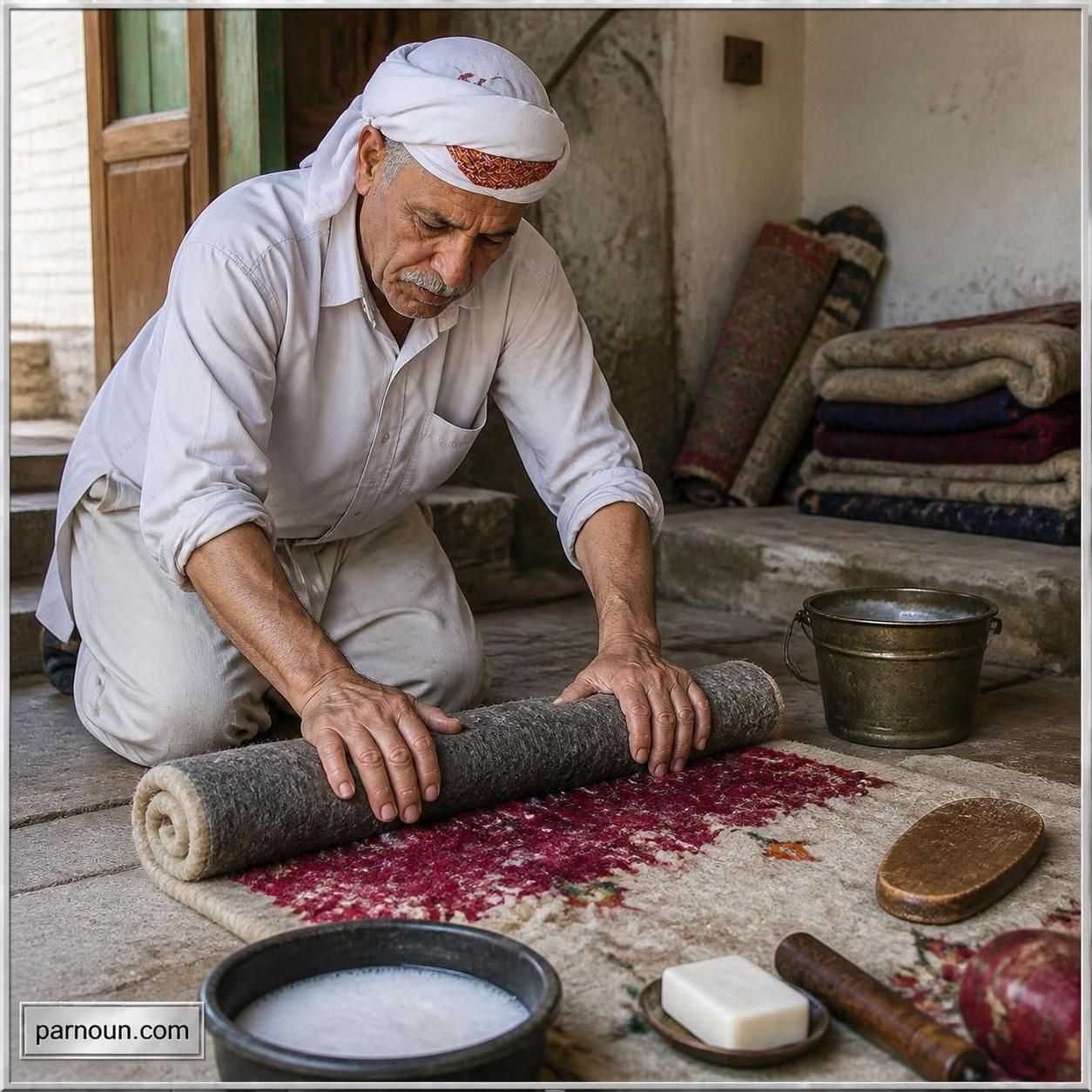 نمدمالی مشهد