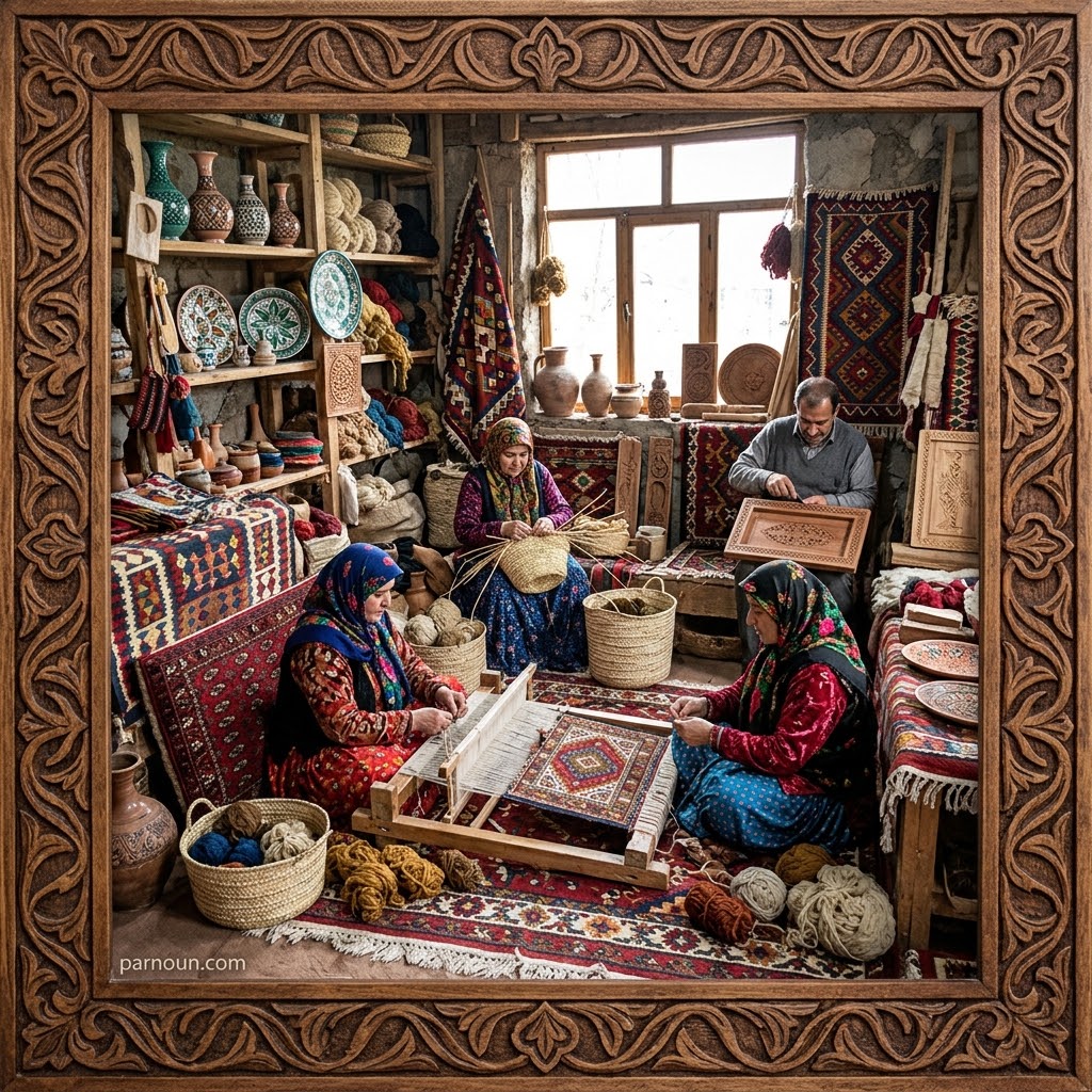 صنایع دستی مازندران چیست 