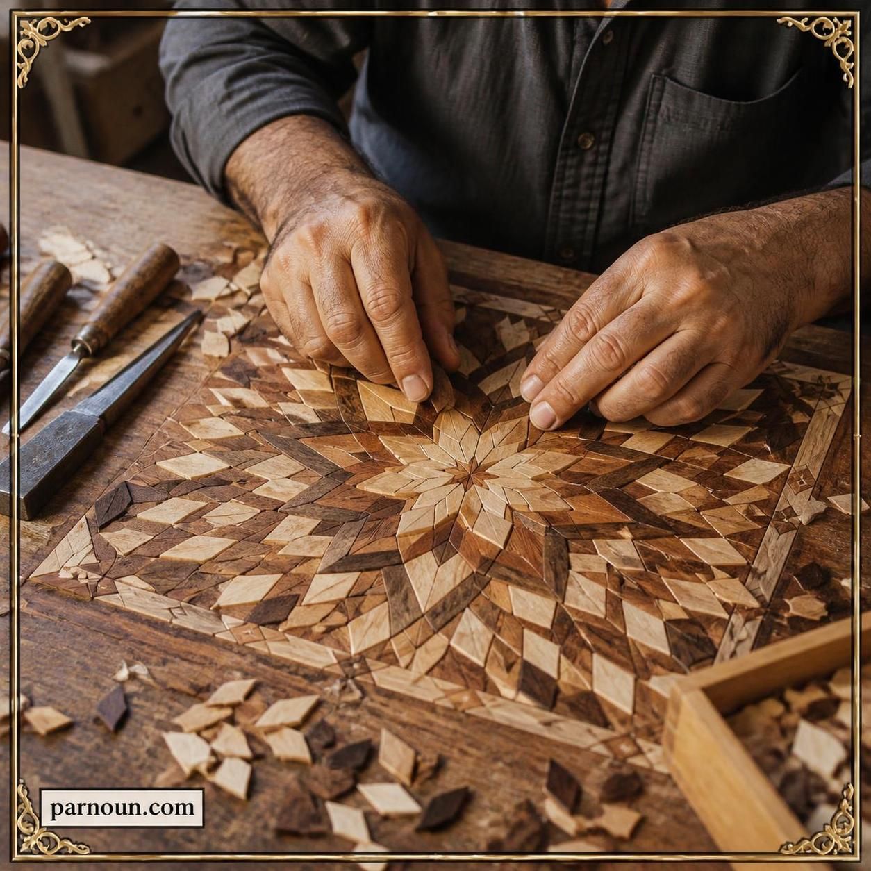 معرق کاری مازندارن