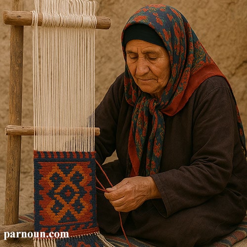 گلیم بافی عشایری
