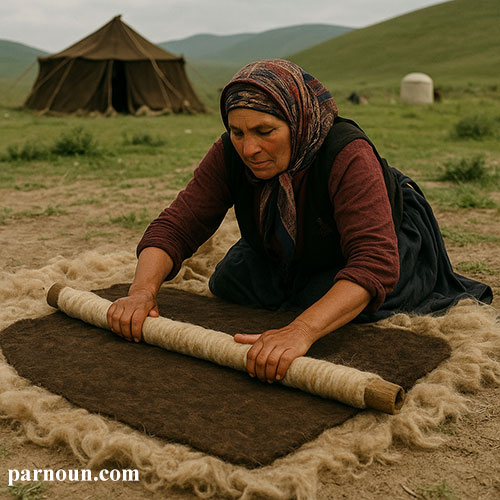 نمدمالی عشایر